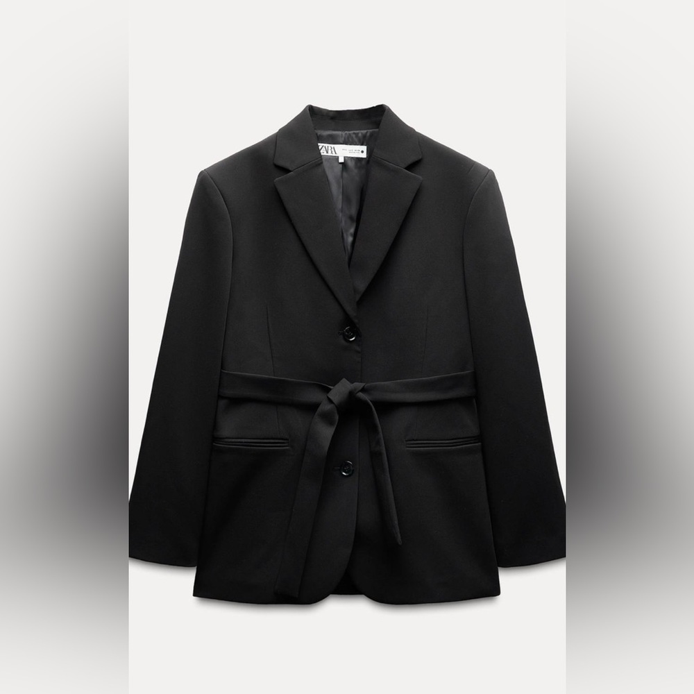 ZARA BELTED OVERSIZED BLAZER ZW COLLECTION